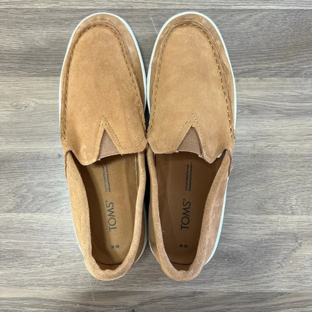TOMS Mens Tan casual Trvl Lite Loafer SZ 10
